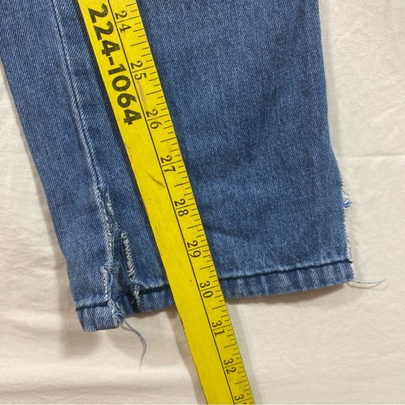 Overalls KK Kardashian Kollection Jumper Overalls Jeans women’s 6 distressed hem - Picture 7 of 11
